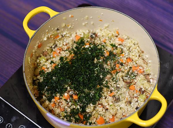 Cauliflower Rice Stuffing - Step 3
